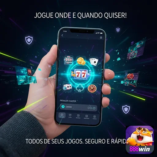 Ilustração de Explore o aplicativo cassino 888win para Android e iOS